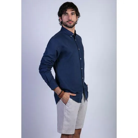 CAMISA SPORT LINO F NAVY