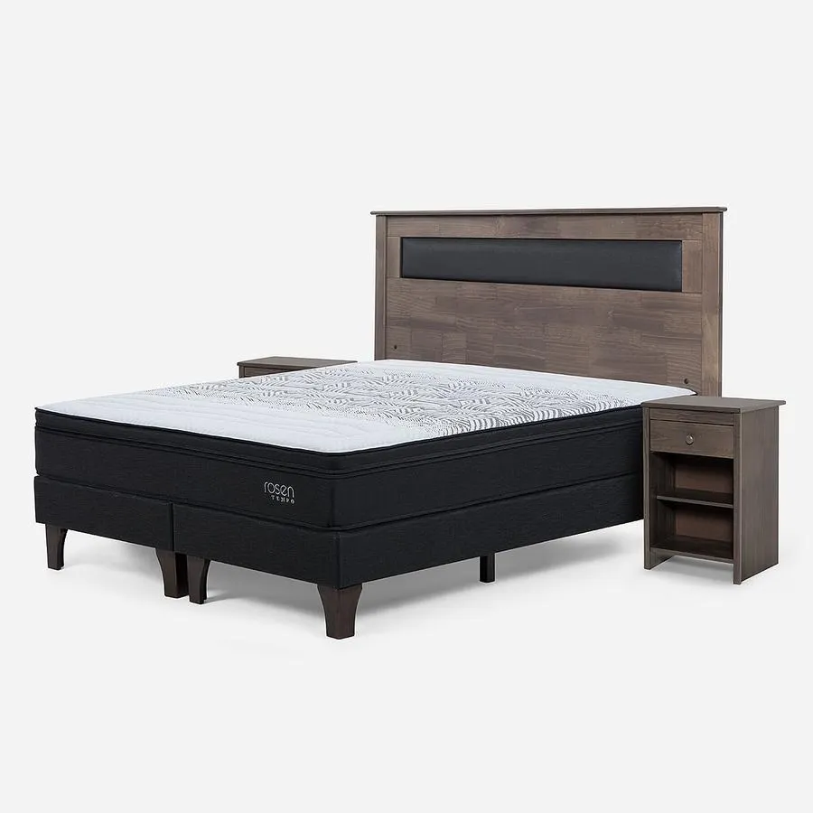Cama Tempo King + Muebles Ferrara
