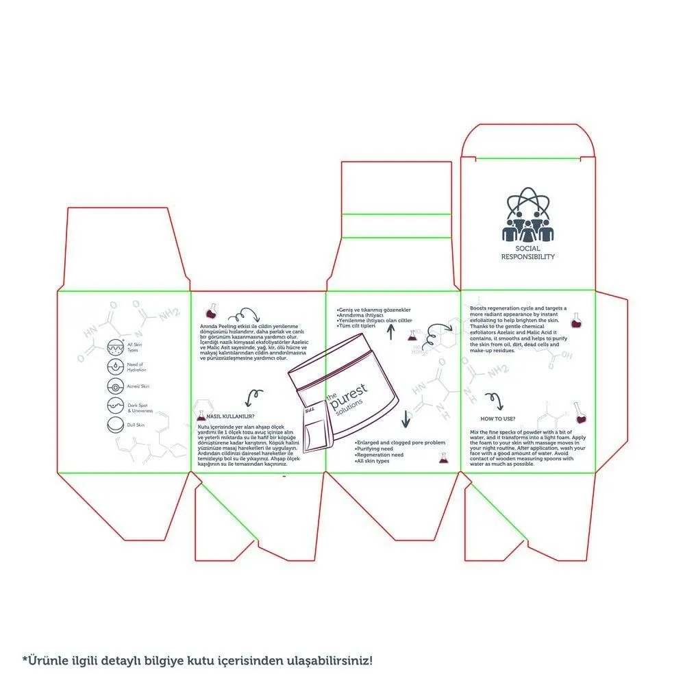 Exfoliante Enzimático de Frutas Peeling En Polvo. 0,6% Ácido Azelaico y 0,6% Ácido Málico 55gr