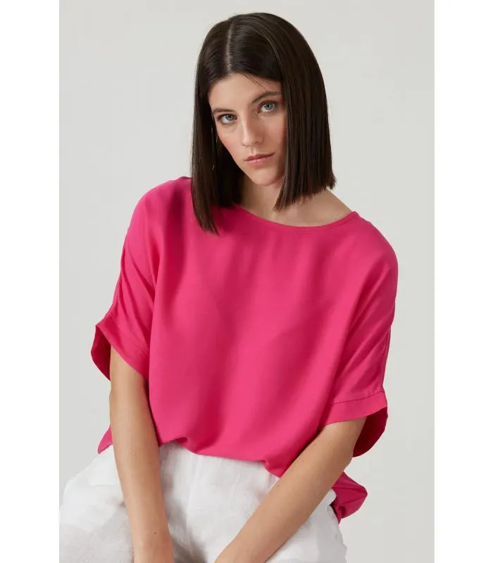Blusa fucsia