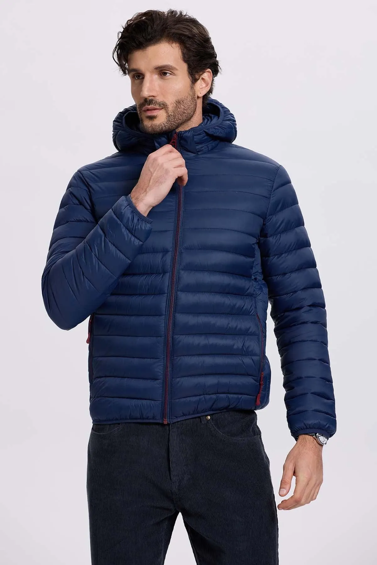 Parka Hombre Azul