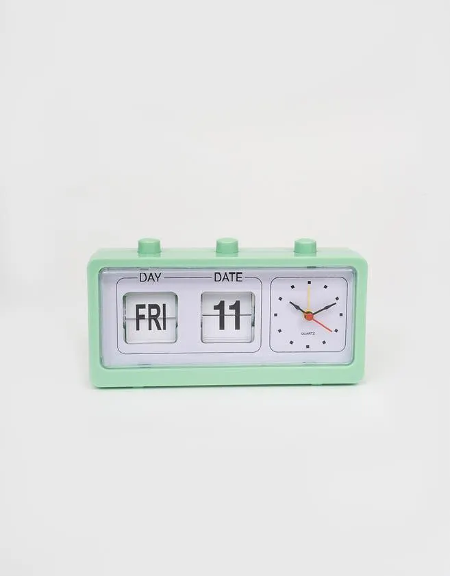 Reloj de escritorio con fecha