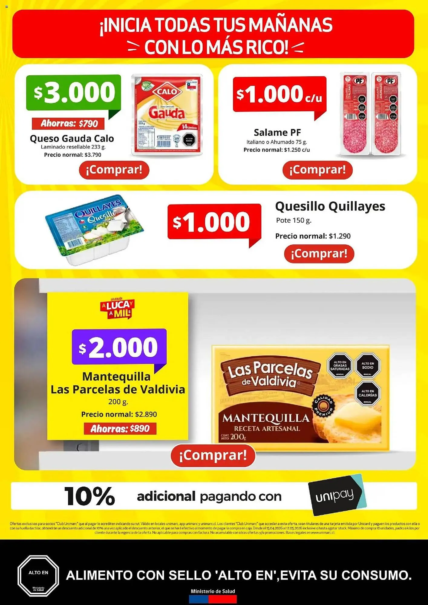 Catálogo de Catálogo Unimarc 15 de abril al 13 de mayo 2026 - Página 7