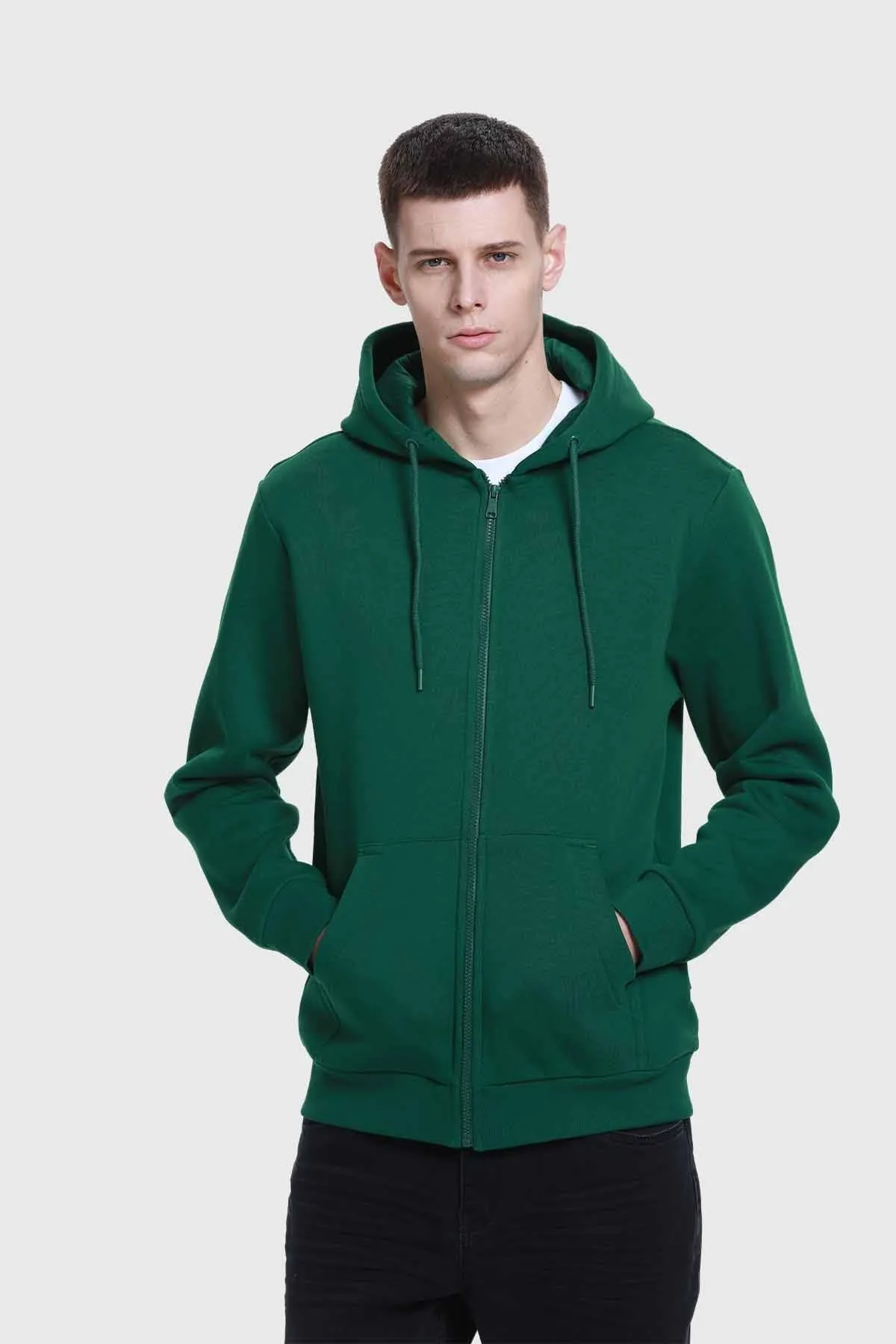 Polerón Hombre Basic Verde