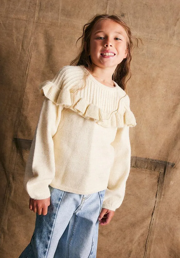 Sweater Chaleco Cerrado Con Vuelito Y Lurex