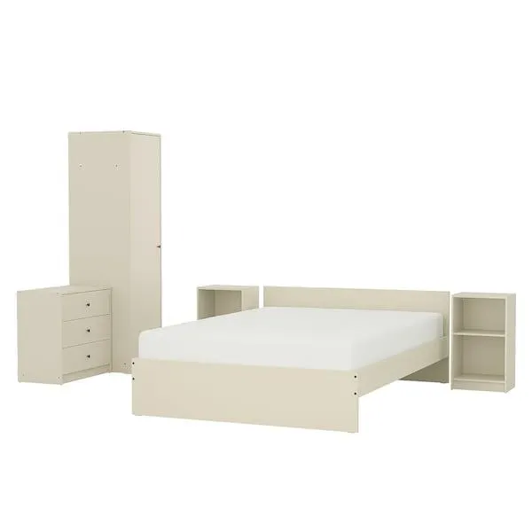 Muebles dormitorio, set de 5, beige,