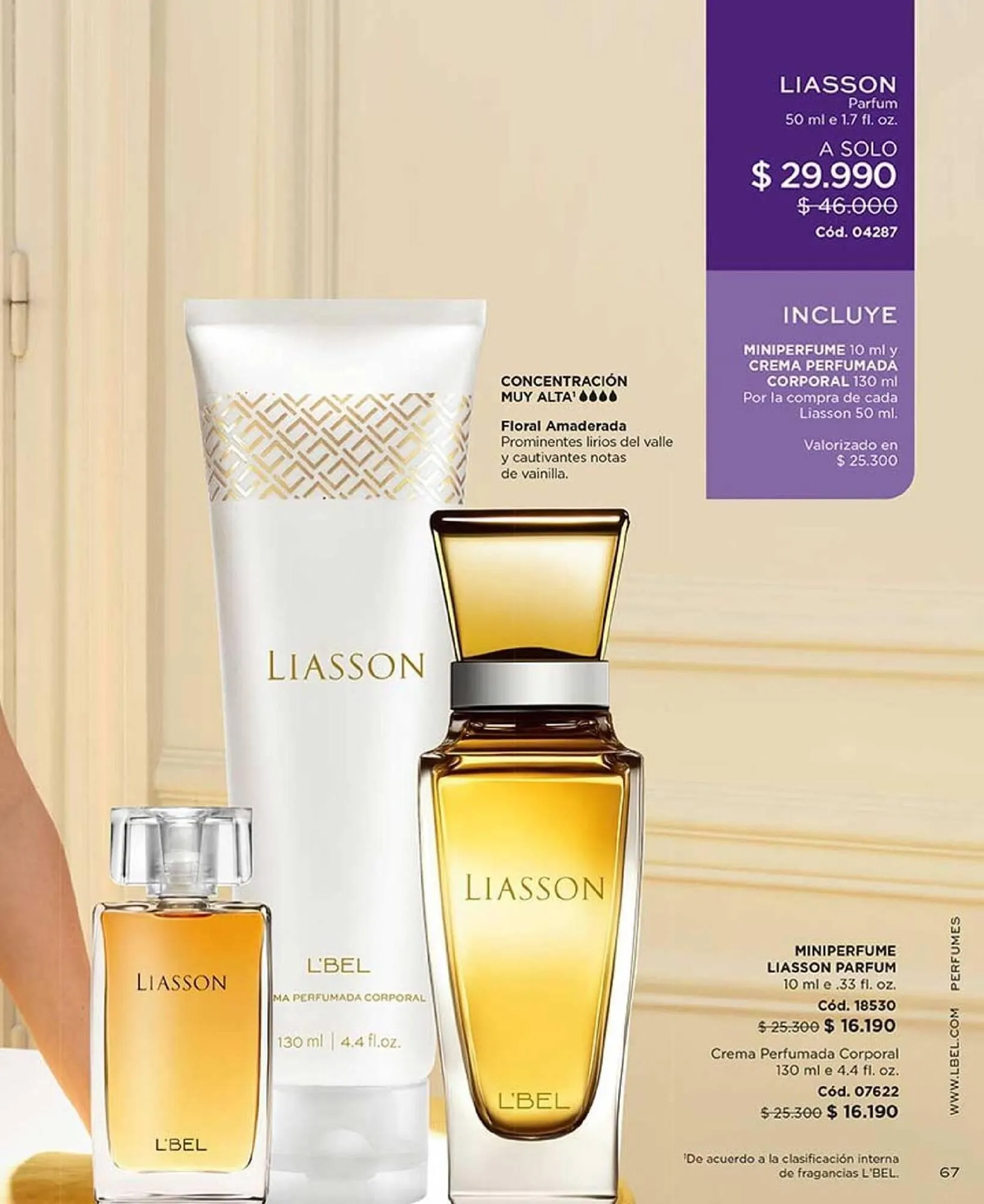 Catálogo de Catálogo L'Bel 10 de julio al 31 de diciembre 2025 - Página 67