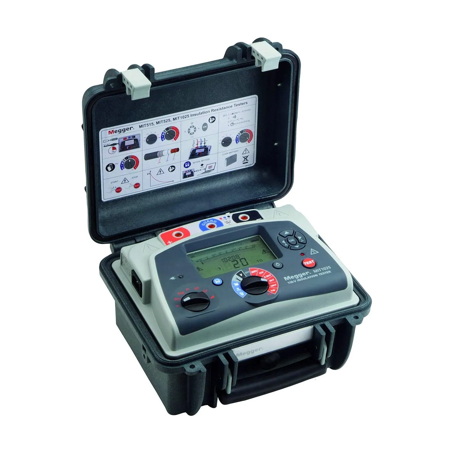 MEDIDOR AISLACION 10KV/20T DIGITAL CON CERTIFICADO