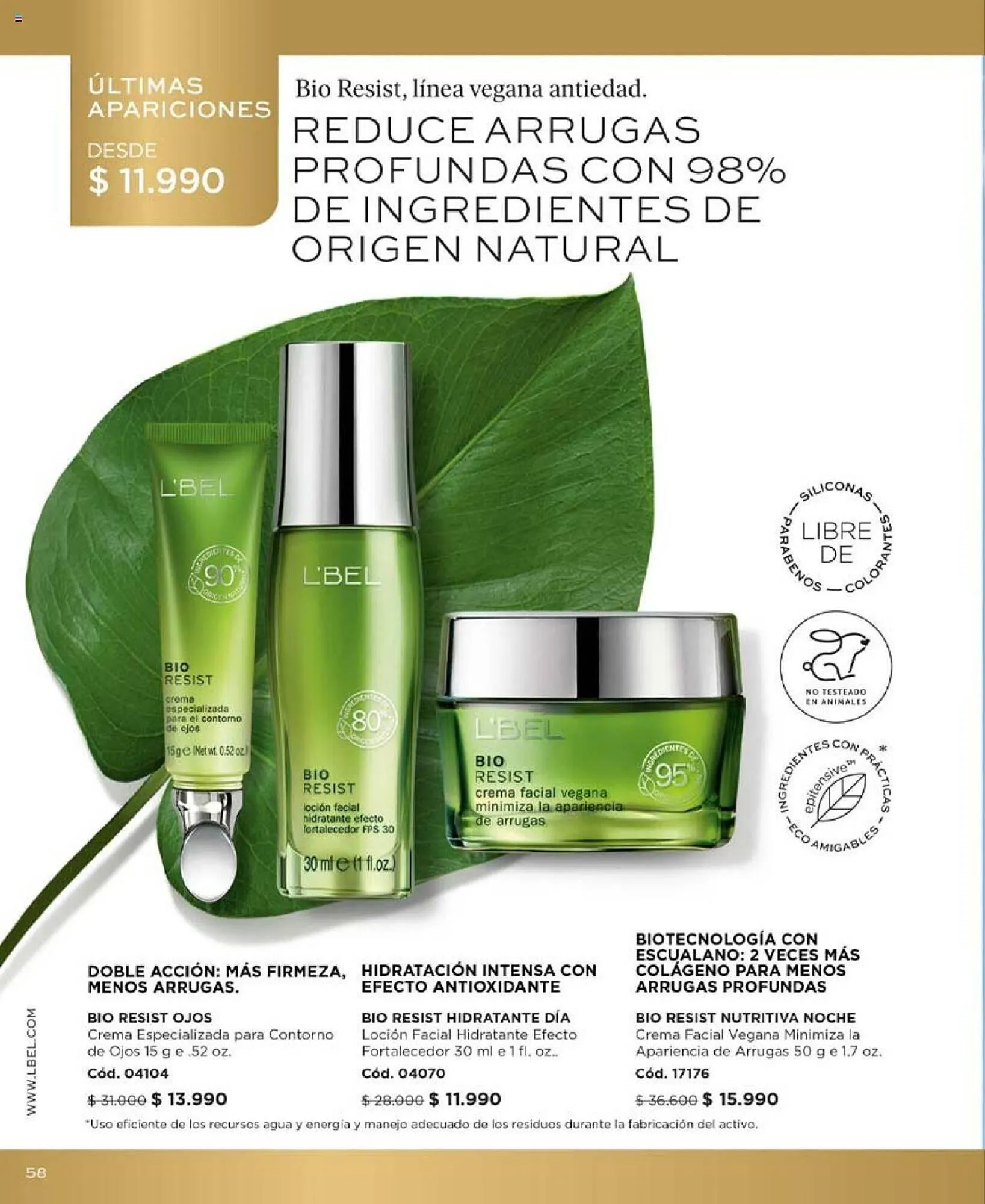 Catálogo de Catálogo L'Bel 16 de agosto al 16 de septiembre 2024 - Página 58