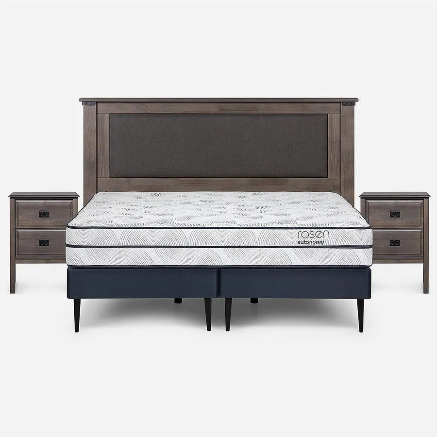 Cama Autonomy Sky King + Muebles New Ray