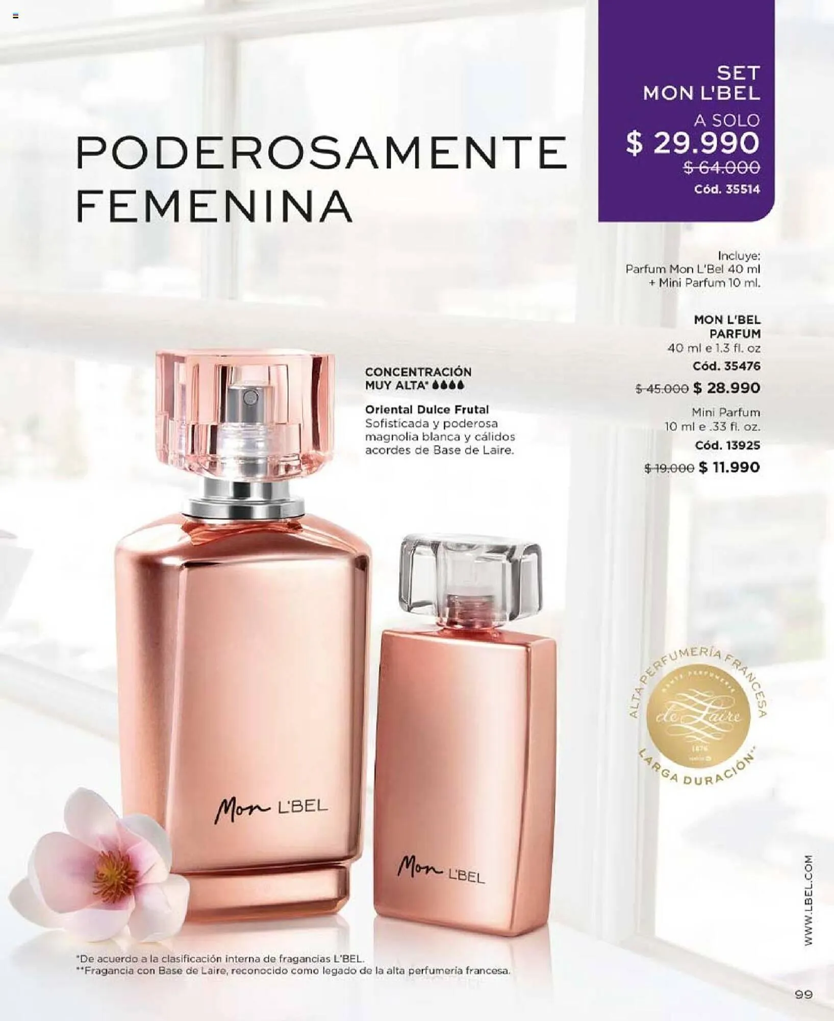 Catálogo de Catálogo L'Bel 16 de agosto al 16 de septiembre 2024 - Página 99