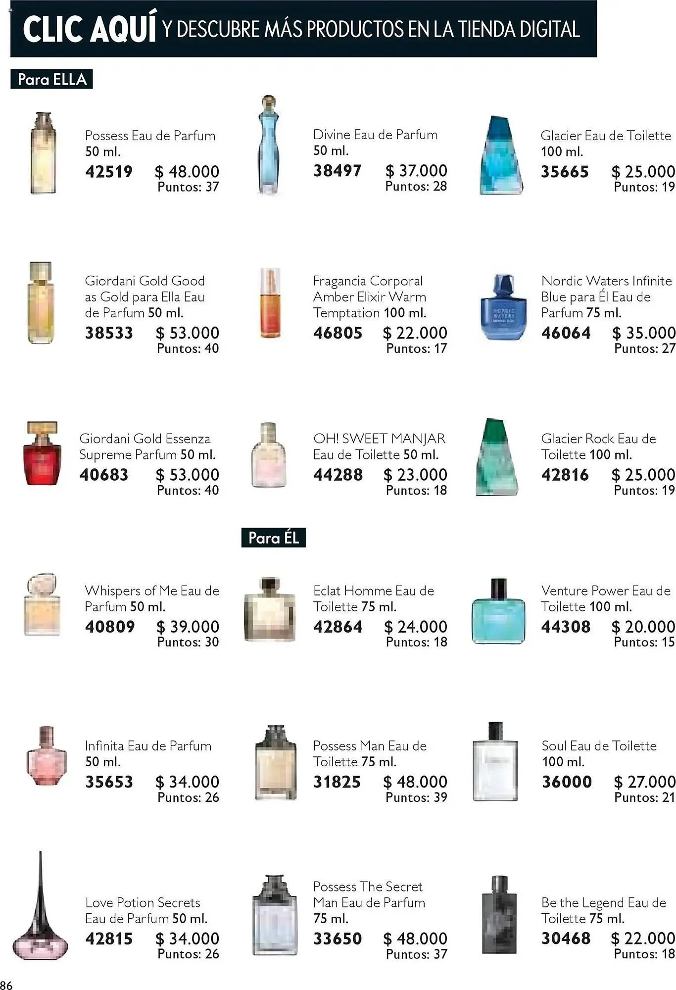 Catálogo de Catálogo Oriflame 18 de noviembre al 31 de diciembre 2025 - Página 86