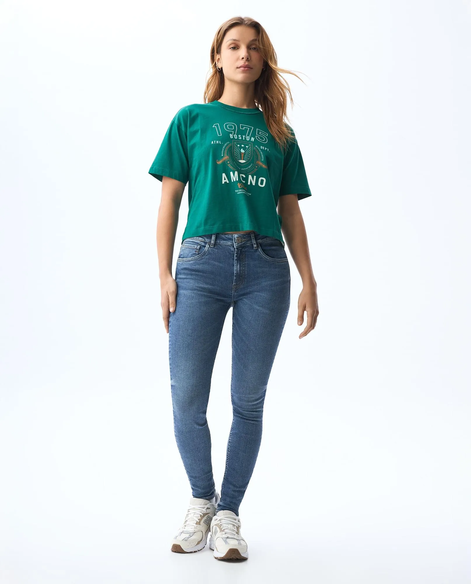 Jean Jegging tono medio para mujer