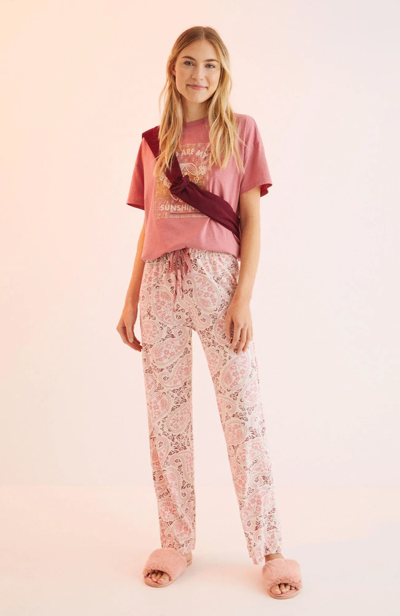 Pantalón Women'Secret Colección Sand Rosado