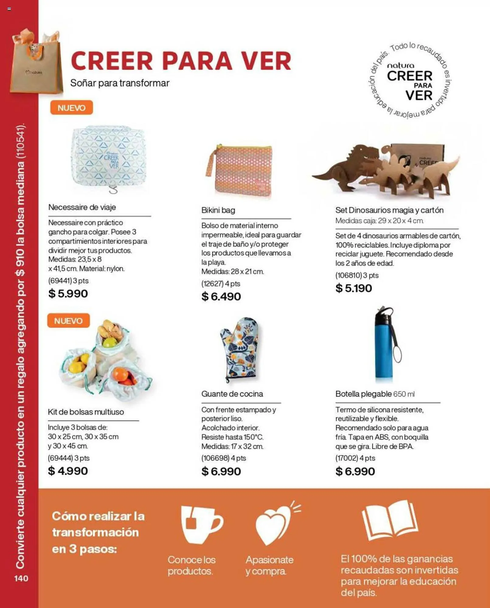 Catálogo de Catálogo Natura 1 de agosto al 31 de agosto 2023 - Página 140