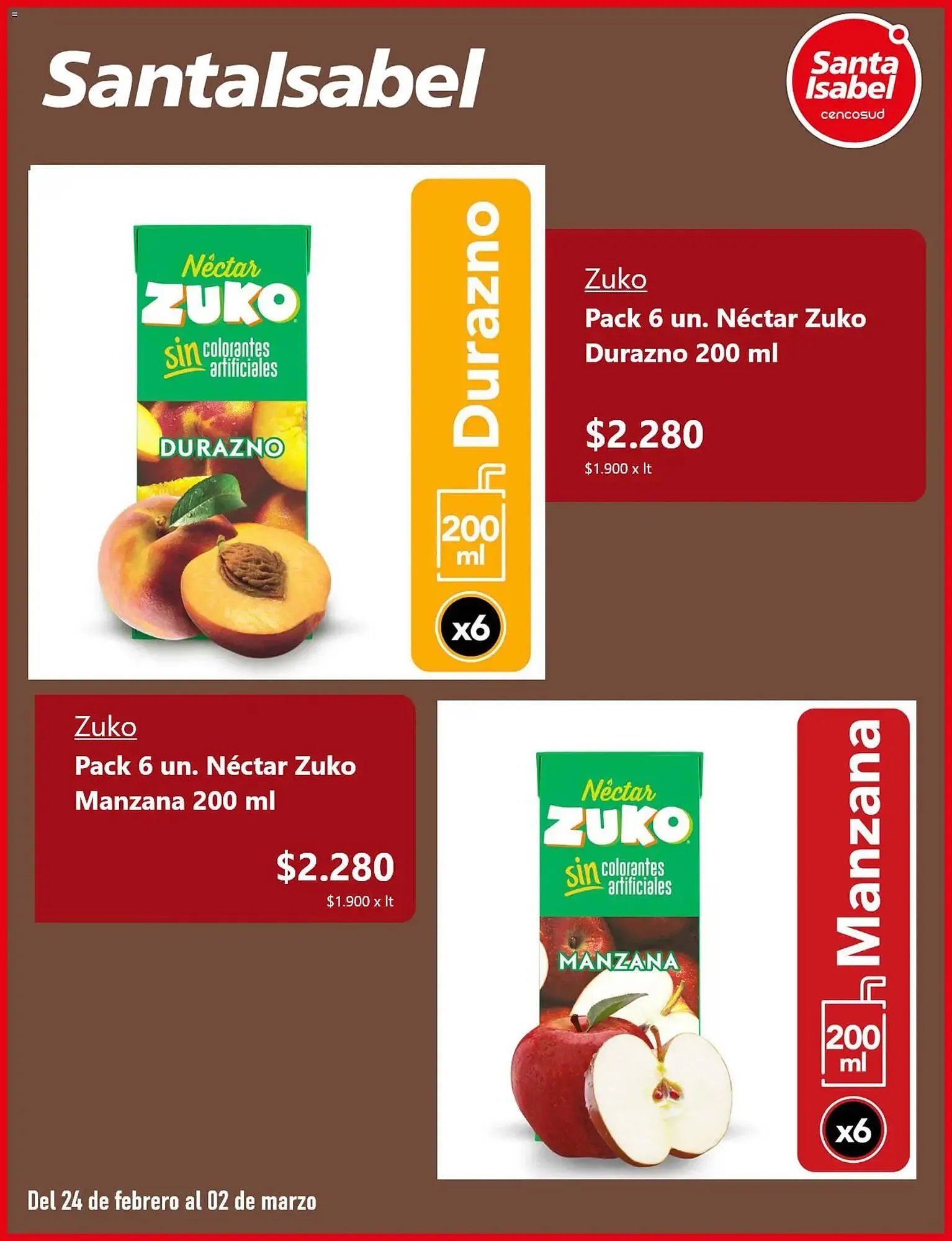 Catálogo de Catálogo Santa Isabel 24 de febrero al 2 de marzo 2026 - Página 5