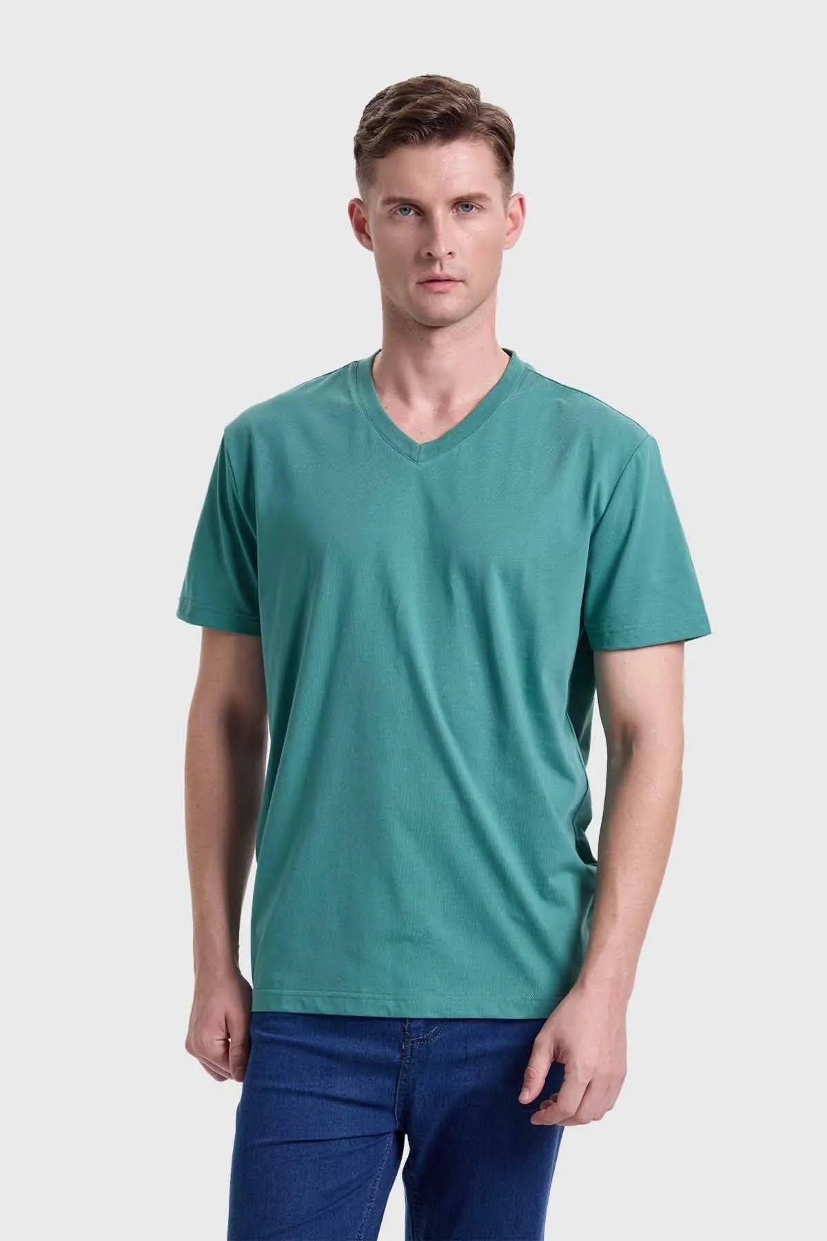 Polera Hombre Básica Verde