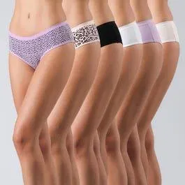 Pack 6X Pantaleta Algodon Print 25547