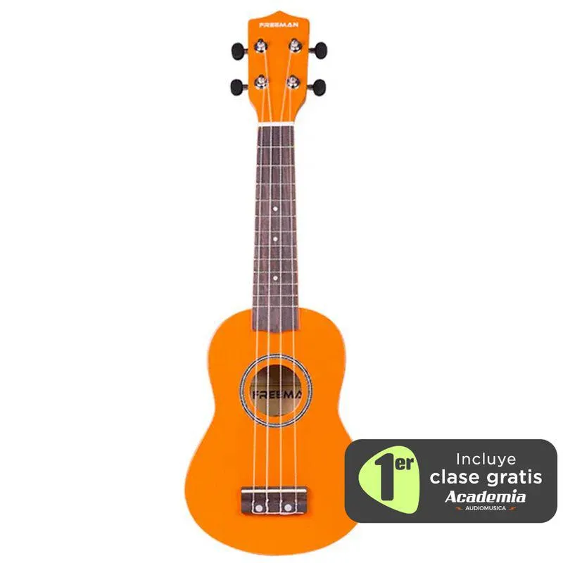 Ukelele Soprano Freeman UK201 - color naranja