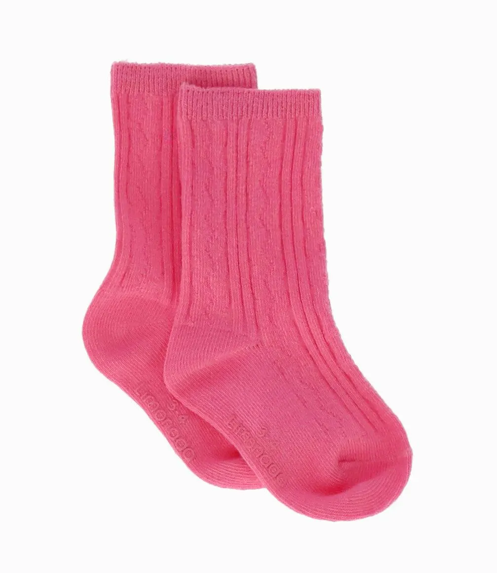 Calcetín Niña Trenzado