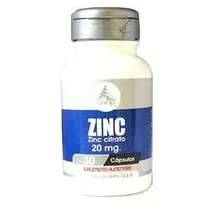 Zinc 20mg x 30 cápsulas – Knop Laboratorios®