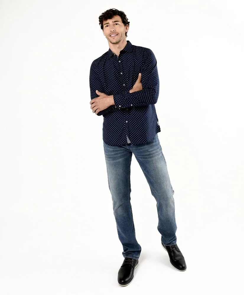 Camisa hombre puntos