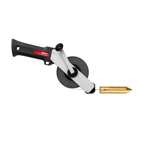 CINTA MEDIR DE ACERO INOXIDABLE DE 30 METROS CON PLOMADA TRT 30/B