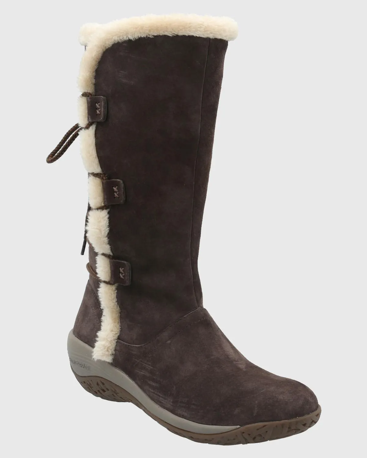 Bota Cuero Mujer Alove Café