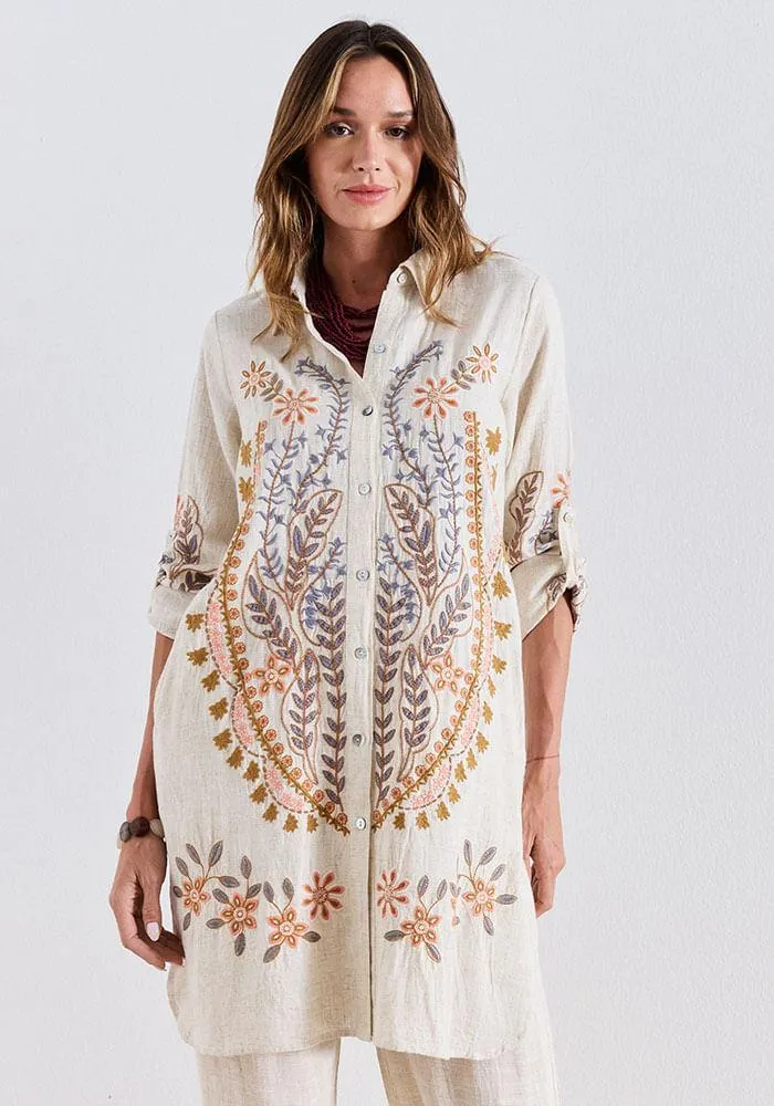 Blusa Detalle Bordado Delantero