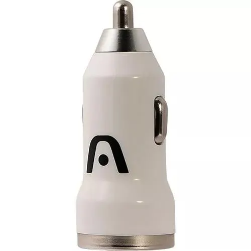 Cargador USB Dual para Auto Blanco 2.1Amp ARG-AC-0102
