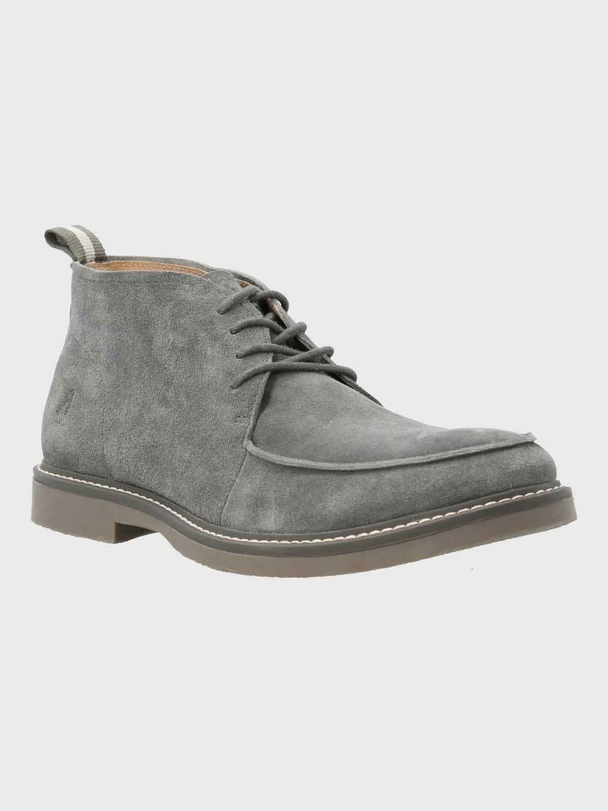 Botin Cuero Hombre Niger Gris Hush Puppies