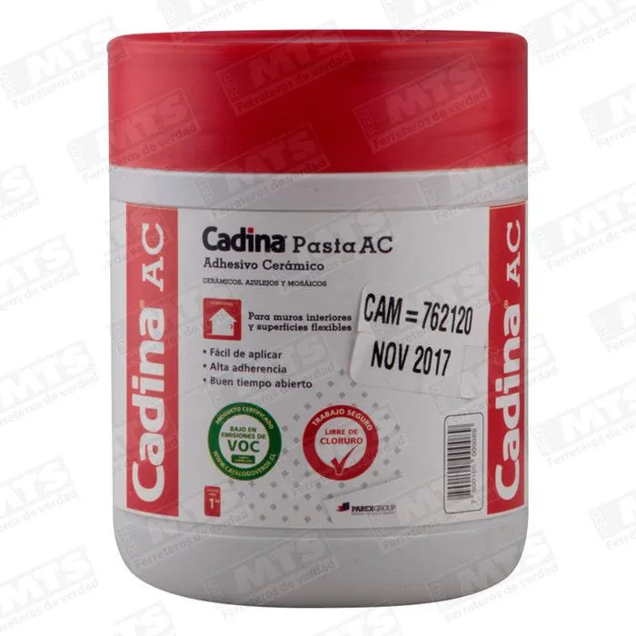 ADHESIVO EN PASTA CADINA AC POTE 1KG