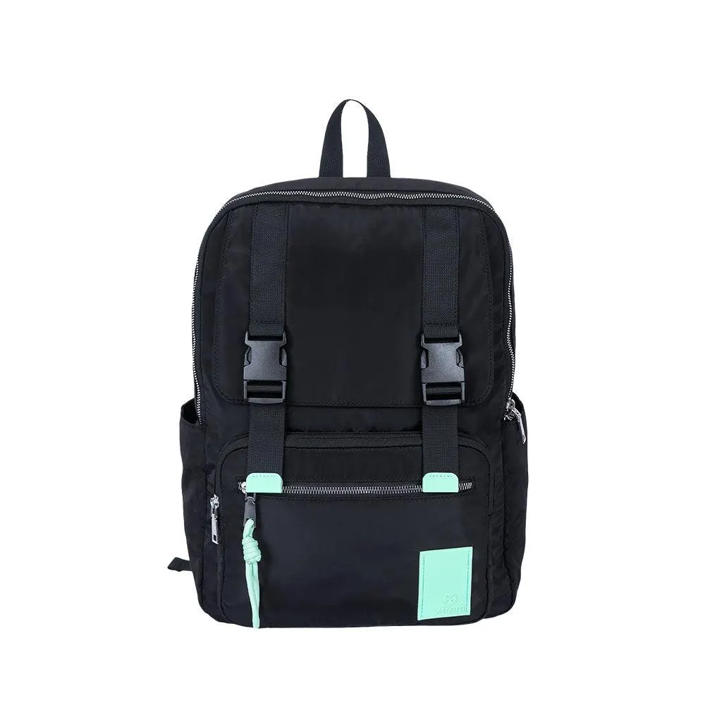 Mochila para notebook Lexie 14.1" negra/aqua