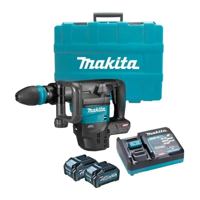 Martillo Demoledor Sds-Max 40V Xgt 0-2.650Gpm 9,4J Hm001Gm202 Makita