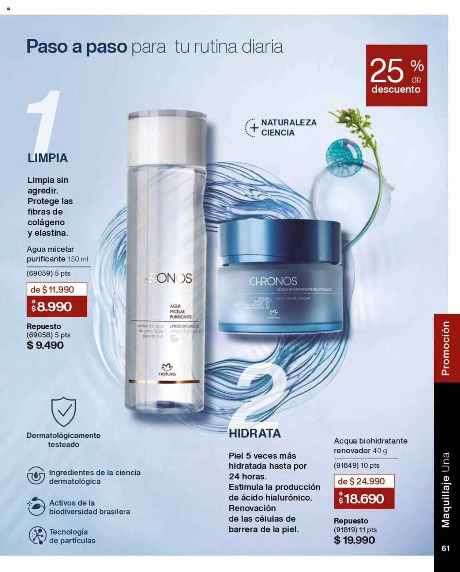 Catálogo de Catálogo Natura 1 de septiembre al 30 de septiembre 2023 - Página 61