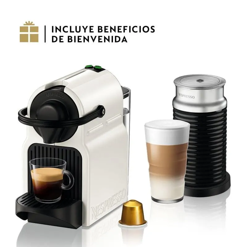 Cafetera Inissia C40 y Espumador de Leche