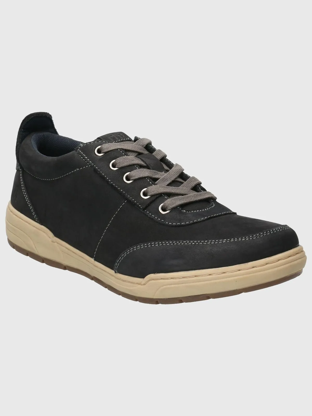 Zapatilla Cuero Hombre Draper Gris