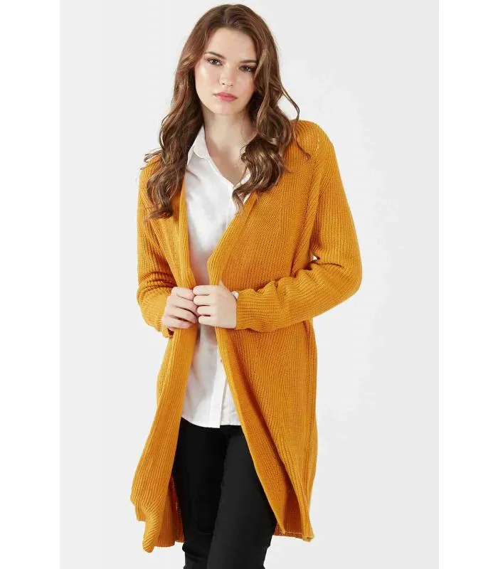 Tapado tejido mostaza