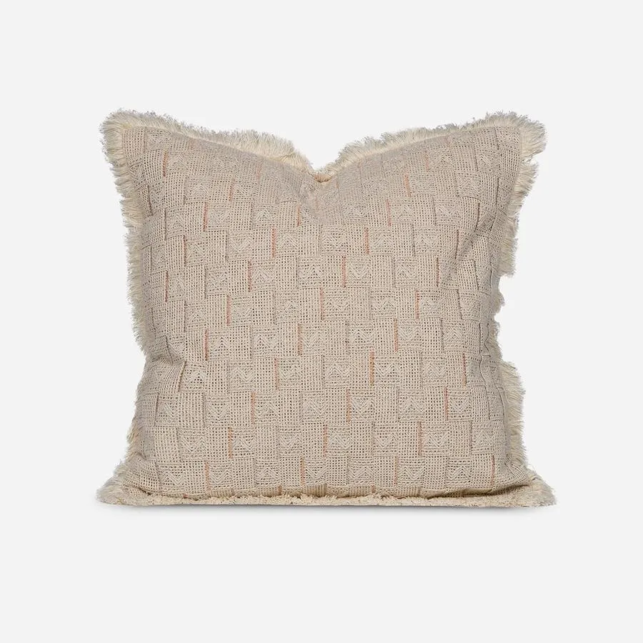 Funda de Cojín Boho Latte 50 x 50 cm