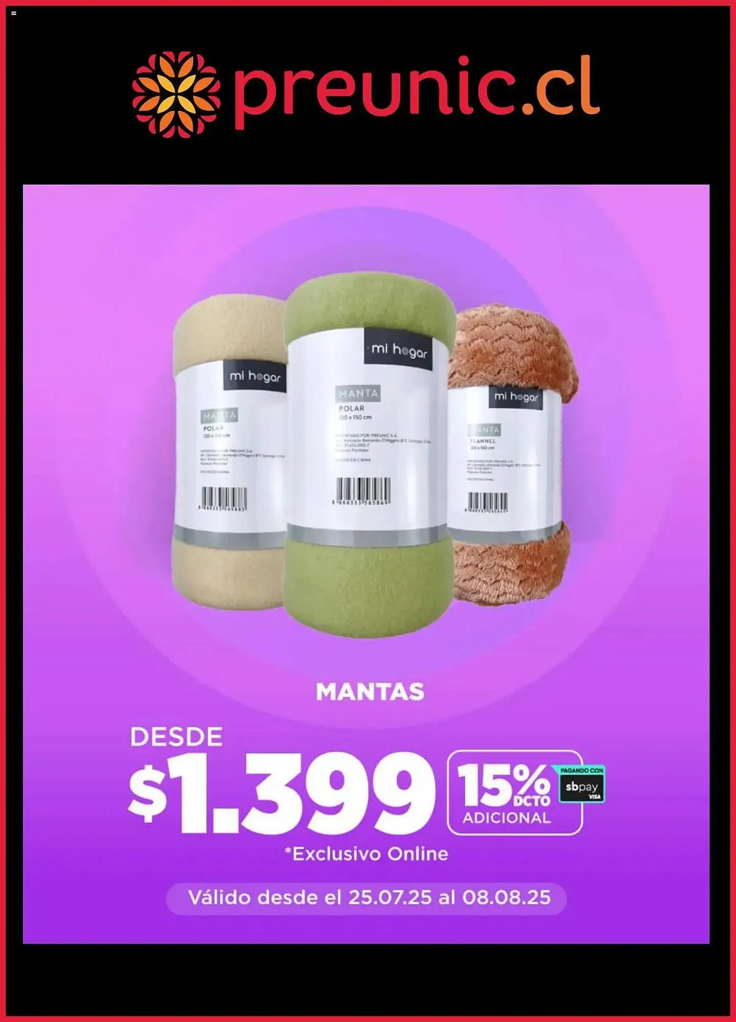 Catálogo de Catálogo Preunic 31 de julio al 9 de agosto 2025 - Página 16