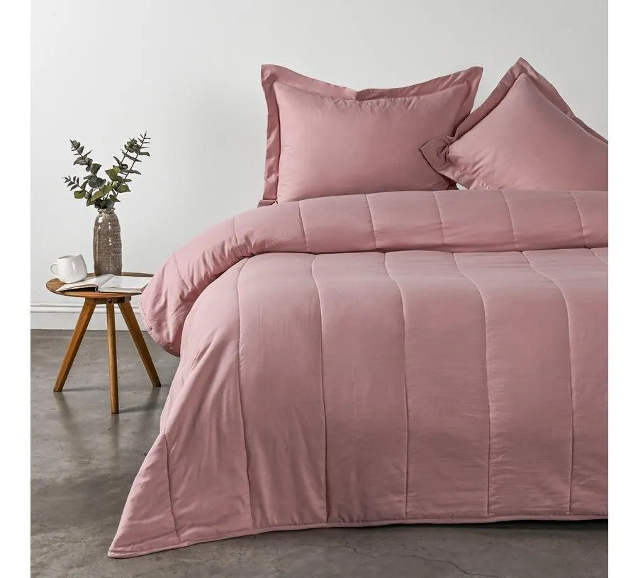 Cubrecamas 2 Plazas Rosa