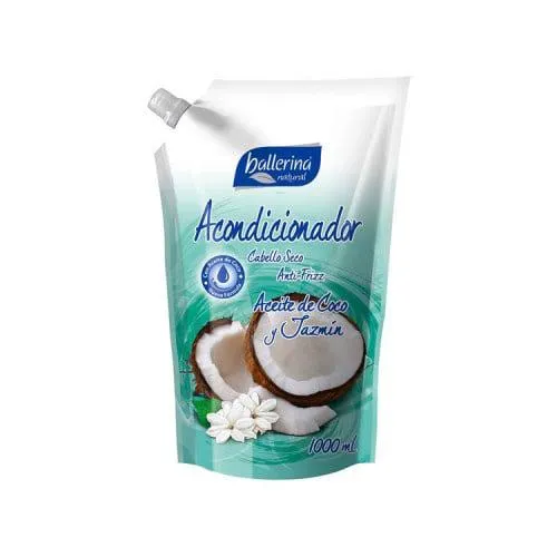 Acondicionador Ballerina Sin sal Coco Jazmin Doypack 900 cc