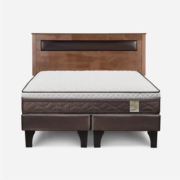 Cama New Style 4 Plus 2 Plazas + Respaldo Ferrara