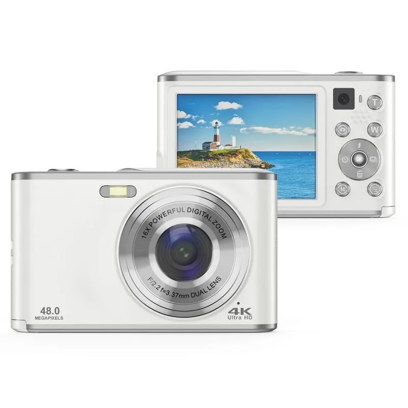 Cámaras digitales Doble 48MP RENVMEXY DC306L 64GB Plata