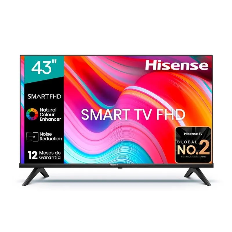 LED Smart Tv 43" 43 A4K FHD VIDAA Hisense