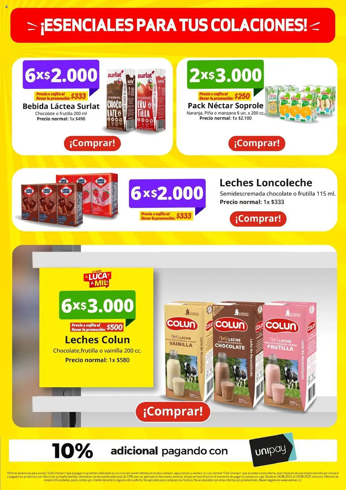 Catálogo de Catálogo Unimarc 18 de junio al 19 de agosto 2025 - Página 3