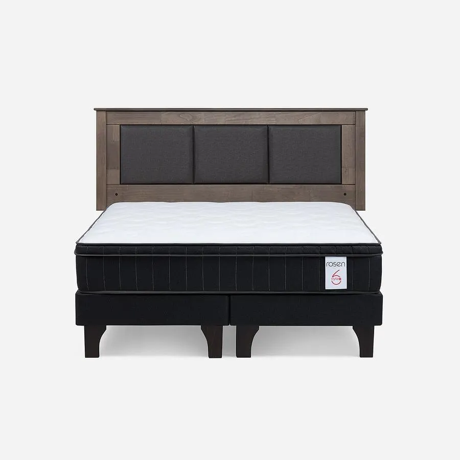 Cama New Style 6 Plus de 2 Plazas + Respaldo Rachel