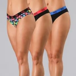Pack 3X Bikini Algodon Fls 25586 Surtido 2