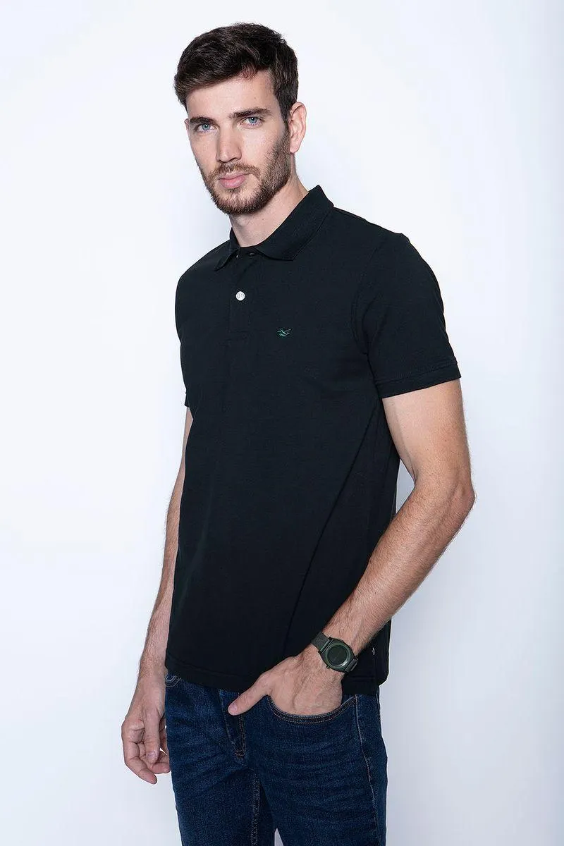 Polera Básica Pique Mc Black