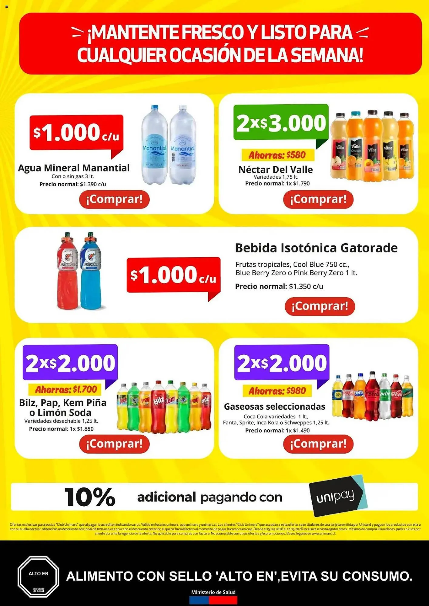 Catálogo de Catálogo Unimarc 15 de abril al 13 de mayo 2026 - Página 11